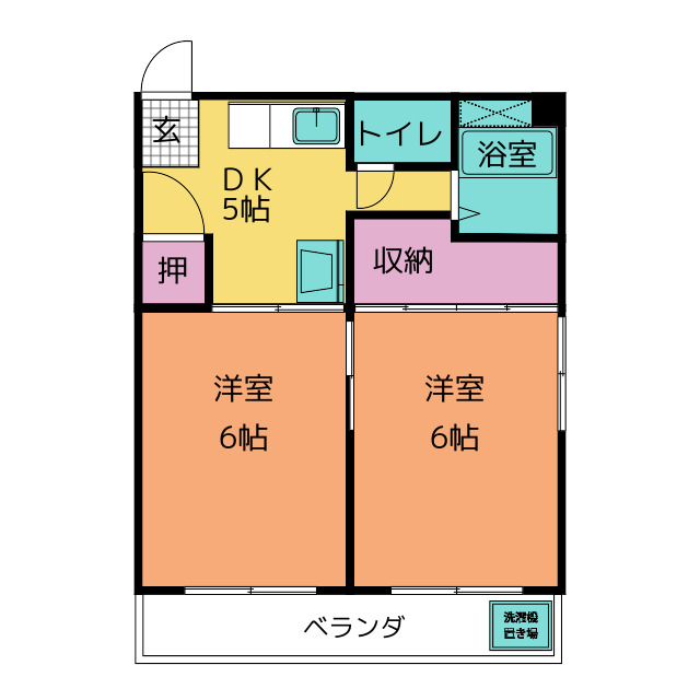 大島ビルの間取り