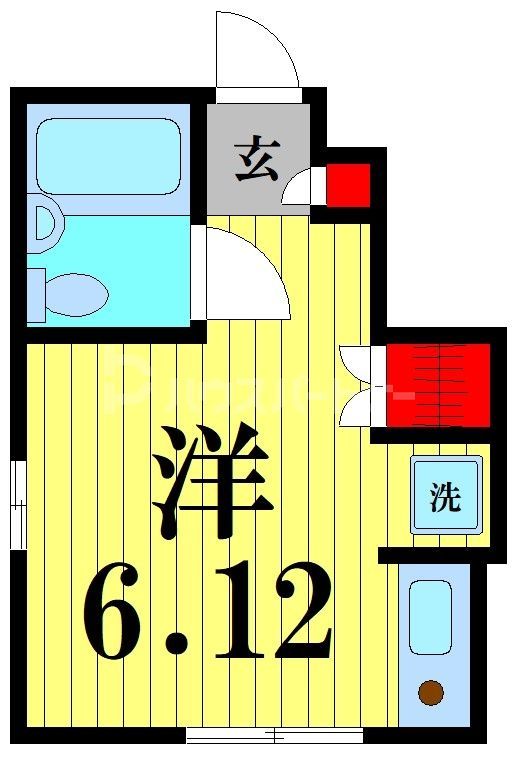 東京都葛飾区東四つ木３（アパート）の賃貸物件の間取り