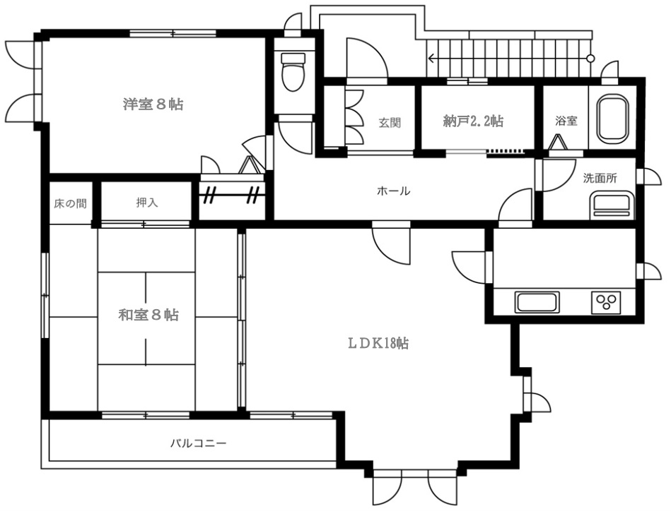 フロム　Dの間取り