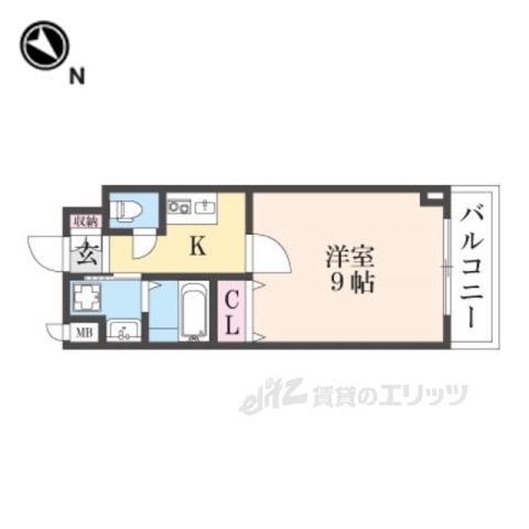 リリィズ枚方公園の間取り