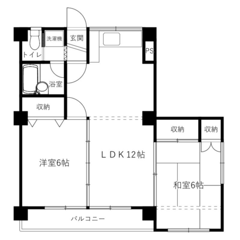 オトナオビルの間取り