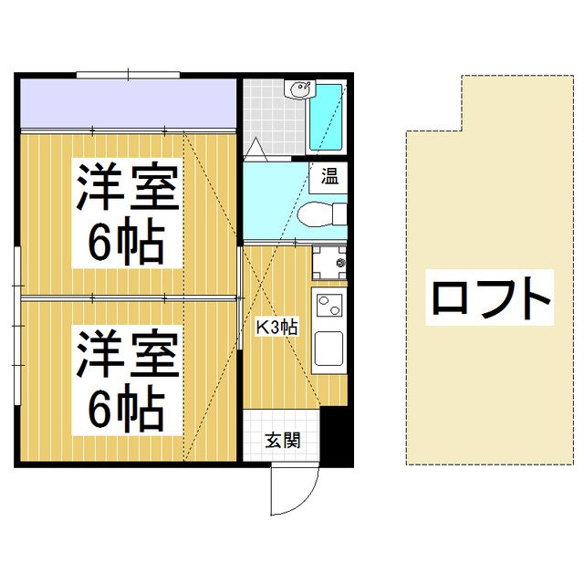 コートハウスおきたの間取り