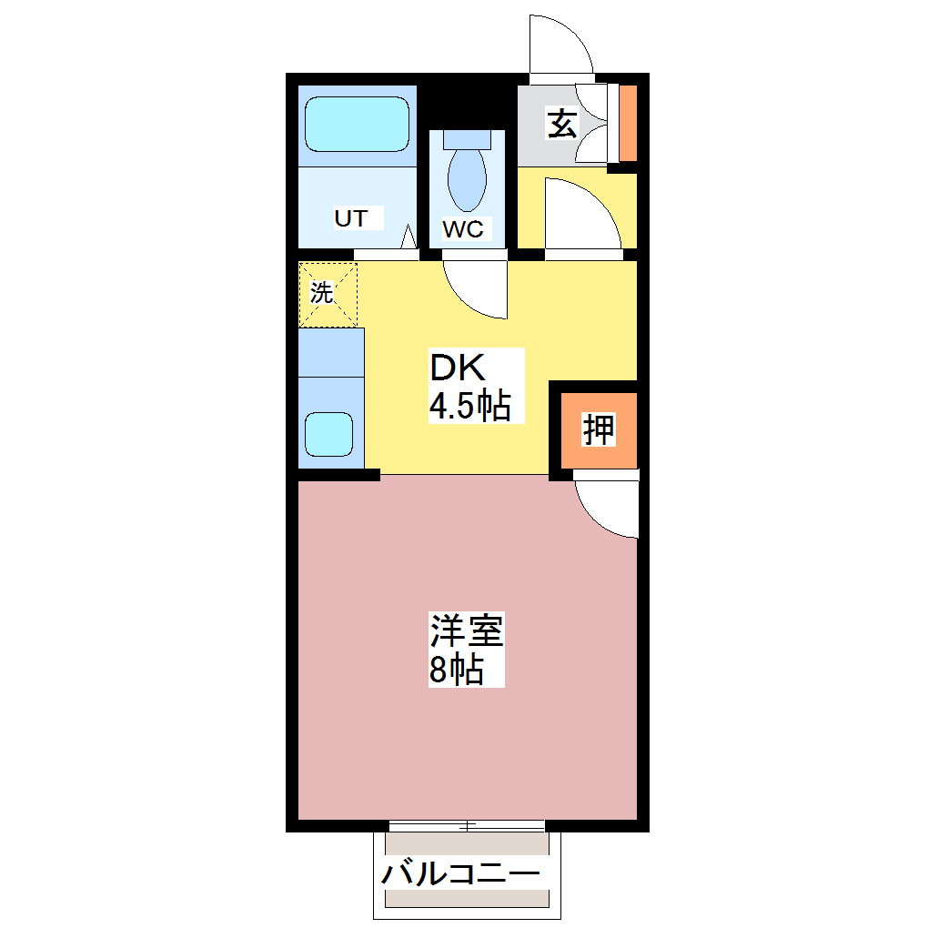 クレマチス大宮IIの間取り