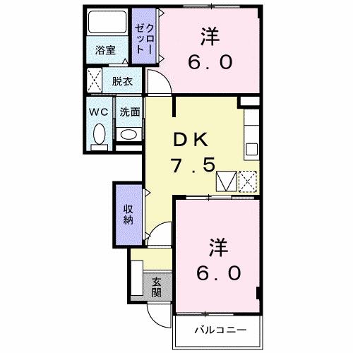 メゾンリファインＳIIの間取り