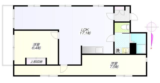 シャンドール豊玉の間取り