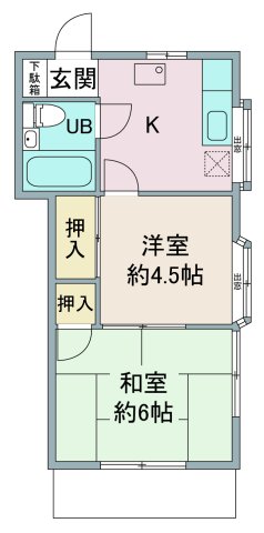 エステート汐里の間取り