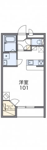 レオパレスキャッスルの間取り