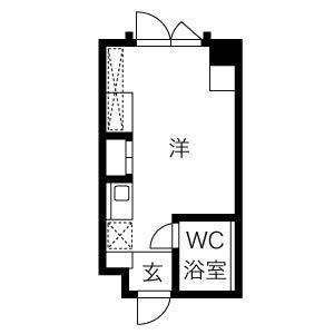 名古屋市北区八代町のマンションの間取り