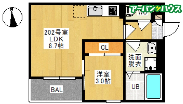 REGALEST 平井の間取り