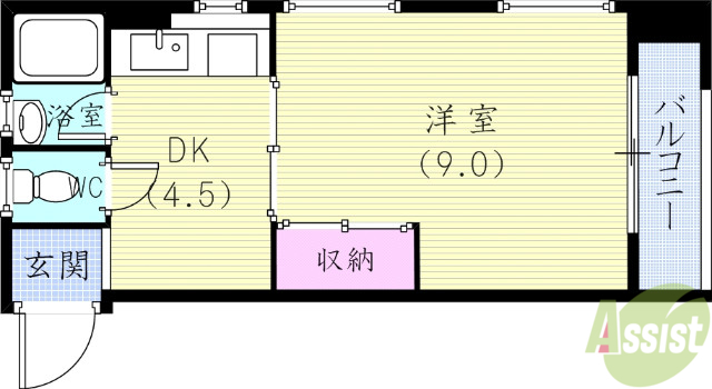 ベースワンの間取り