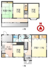 広畑区早瀬町戸建の間取り