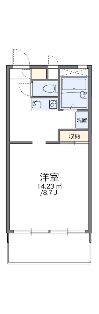 レオパレスＰｅａｌ　Ｓｑｕａｒｅの間取り