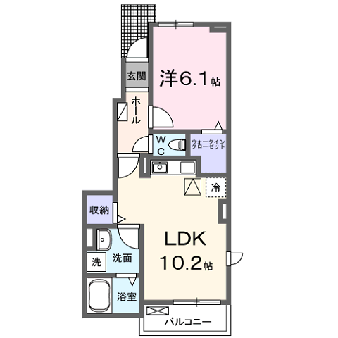 べルデュールIIの間取り