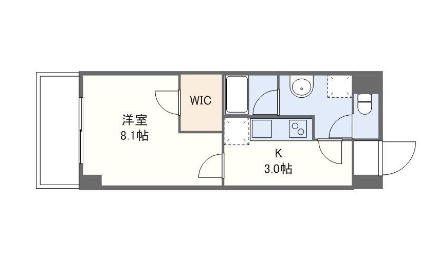 S-FORT佐賀天神の間取り