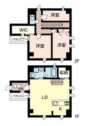 姫路市白銀町のマンションの間取り