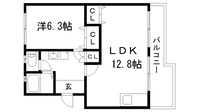 ロイヤルマンション２号館の間取り