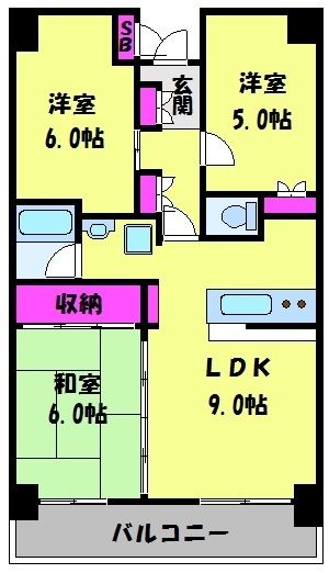 アーバン・ヴィラの間取り