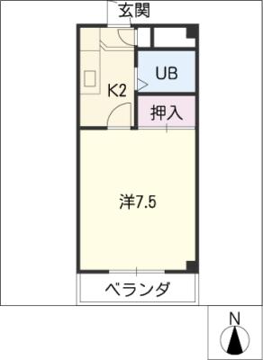 サンピアカワイの間取り