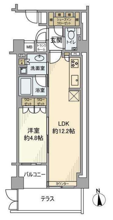 Brillia恵比寿idの間取り