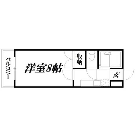 浜松市中央区東三方町のマンションの間取り