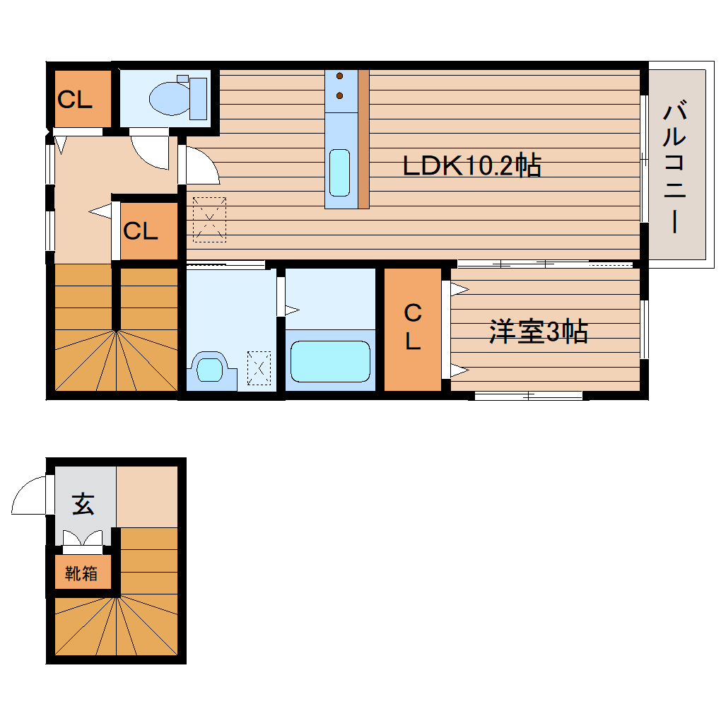 ルーチェ東郡山の間取り