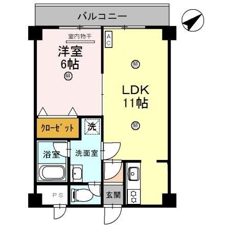 ジュネス堅田の間取り