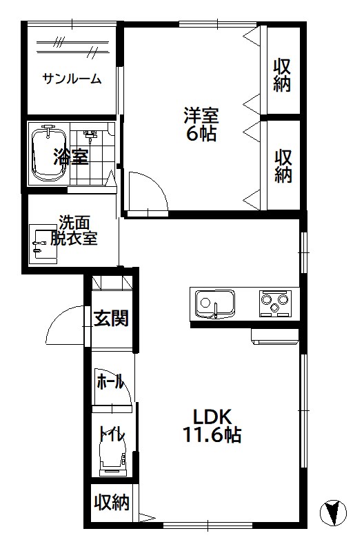 SAIN MAISON（サン メゾン）の間取り