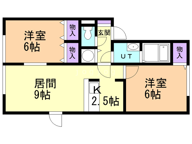 タウンコートの間取り