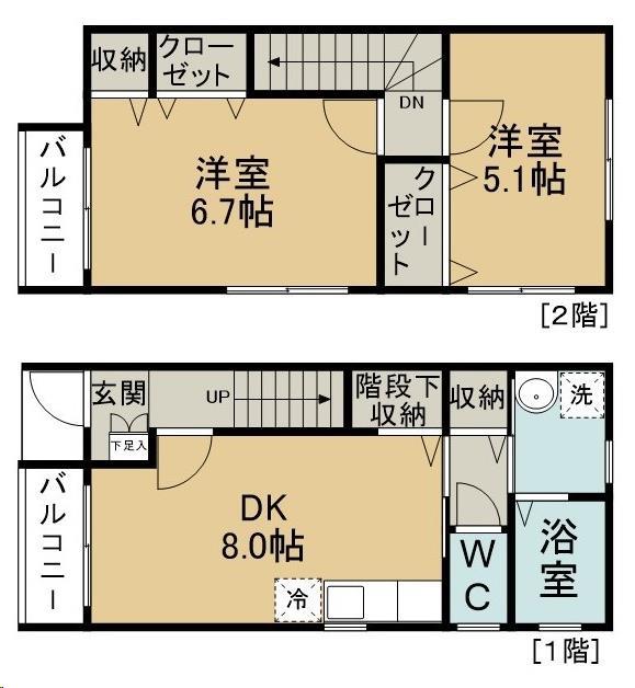 アンダンテの間取り