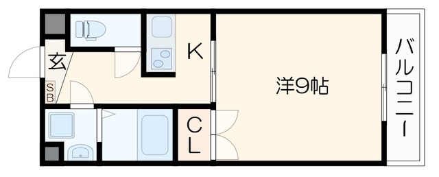 アルザー柳屋の間取り