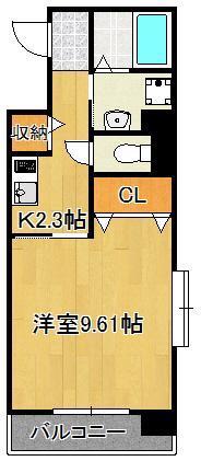 セレスタイト黒崎の間取り