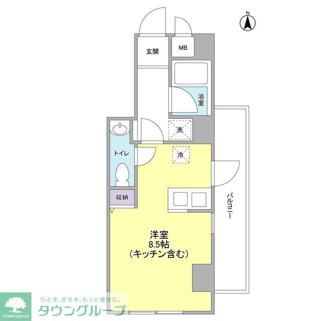 品川区南品川のマンションの間取り