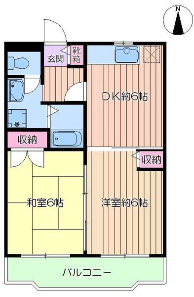 ファミール西葛西の間取り