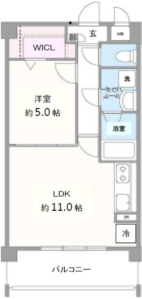 【マメゾン金楽寺の間取り】