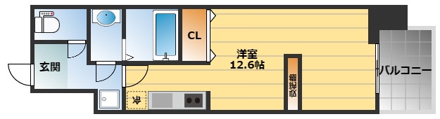 クレストコート高津の間取り