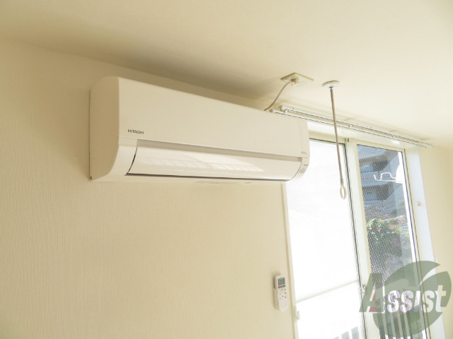 その他設備　エアコンが設置してありますので、寒暖対策もばっちり。