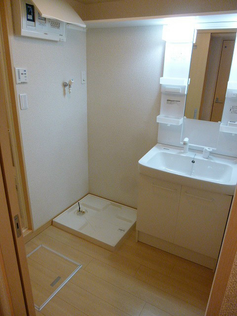 洗面設備　他号室の写真です