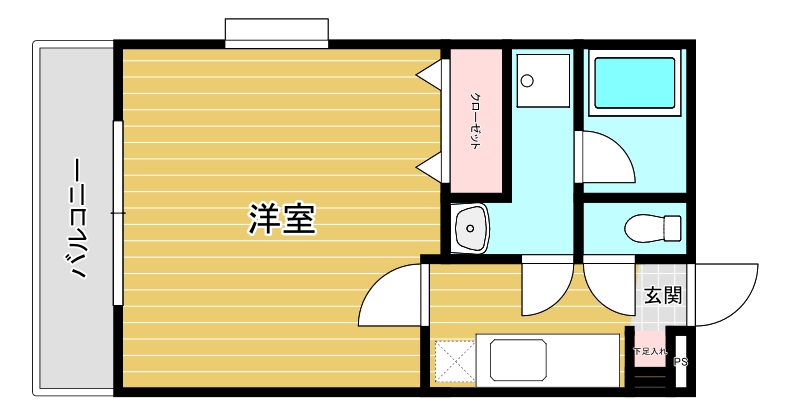 東古松S-1ビルの間取り写真