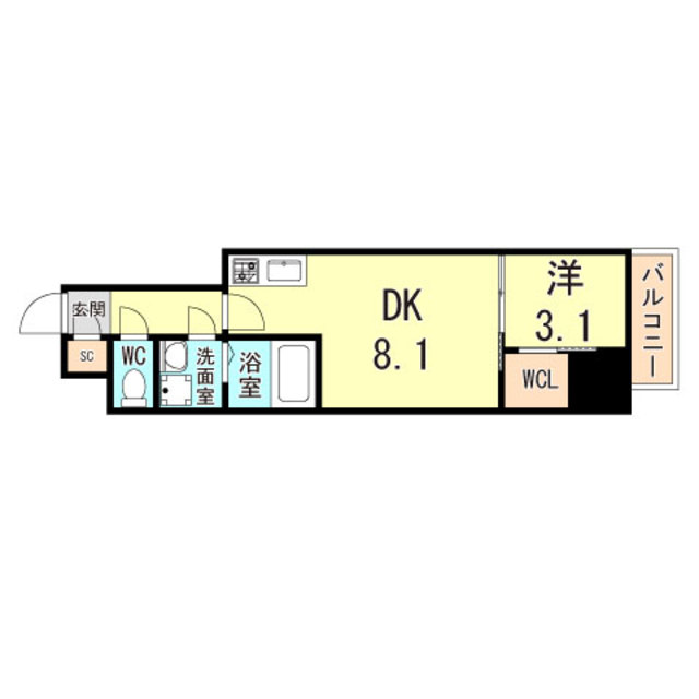 レーヴメゾン出屋敷の間取り