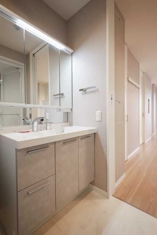 洗面設備　図面と現状に相違がある場合には現状を優先