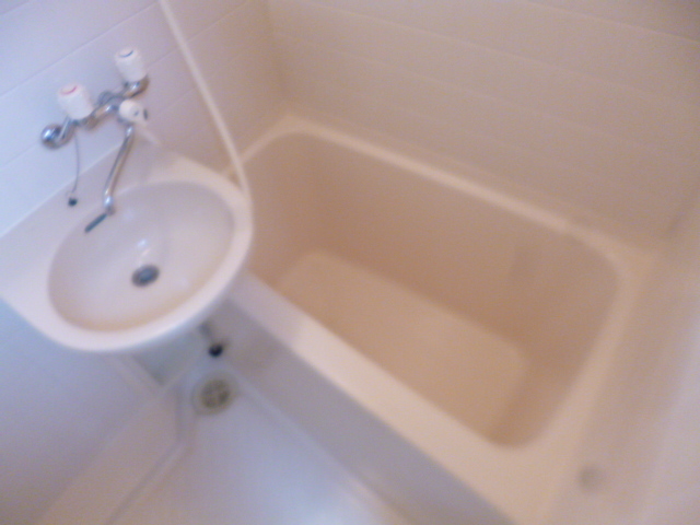 バス・シャワールーム　洗面台付きのお風呂です。