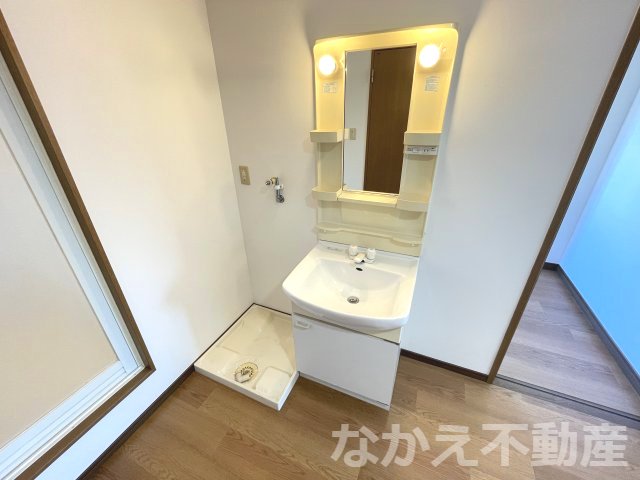 洗面設備　使いやすい洗面所です