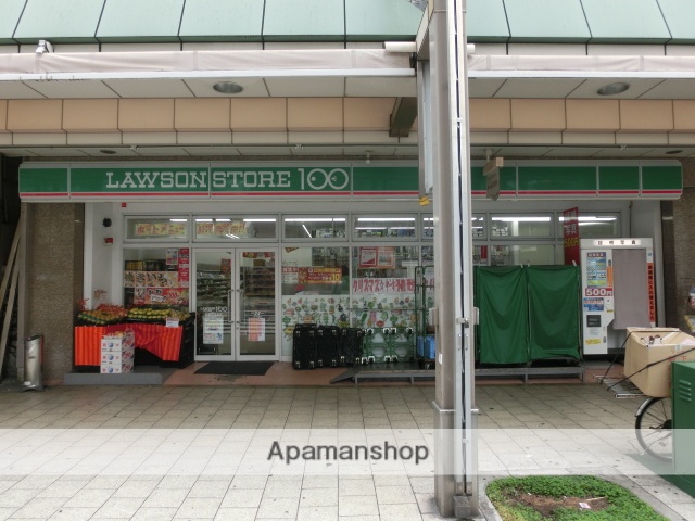 コンビニ　ローソンストア１００松屋町住吉店（コンビニ）まで185m