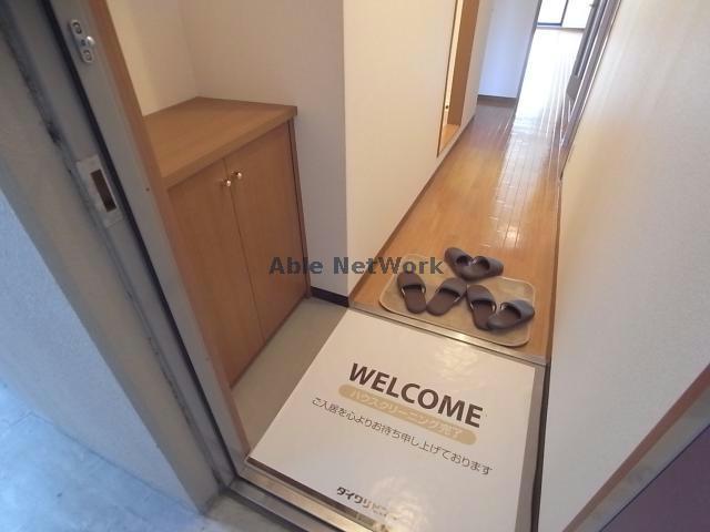 玄関　玄関+下駄箱