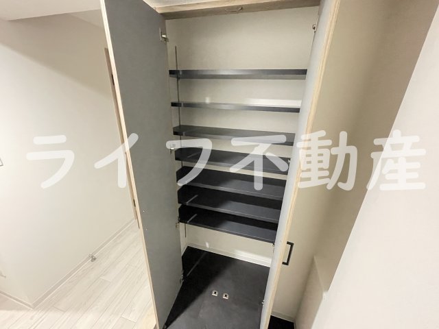 収納　大きなスペースがあり、収納には困りません