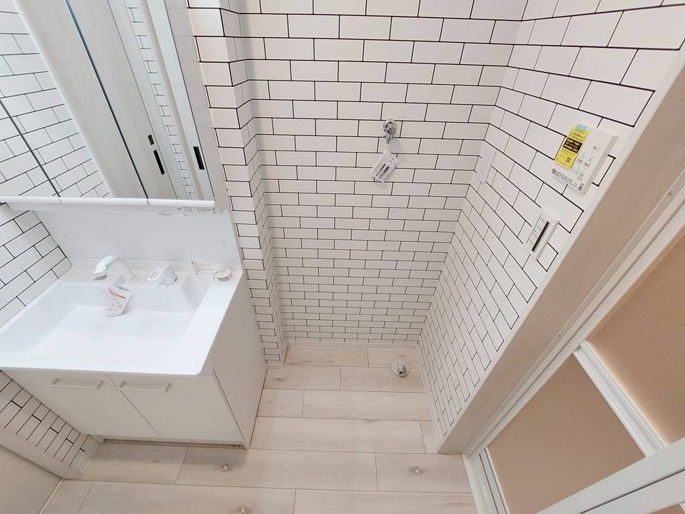 洗面設備　洗濯機置場