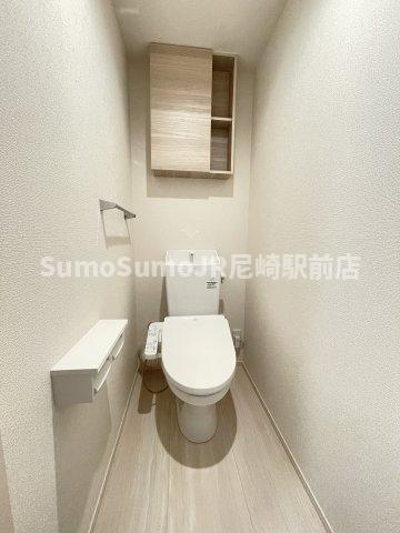 トイレ　ゆったりとした空間のトイレです