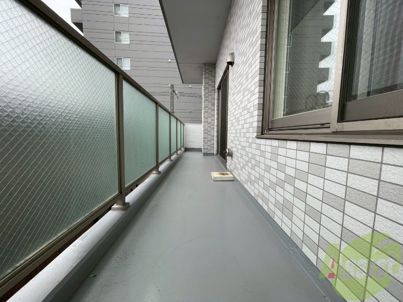 バルコニー　バルコニーです。天気の良い日には外干しができます！