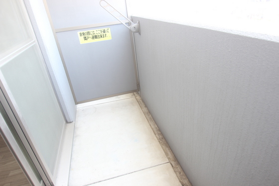 バルコニー　※別部屋の写真です