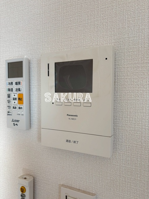 セキュリティ　安心のモニター付きインターホンです♪